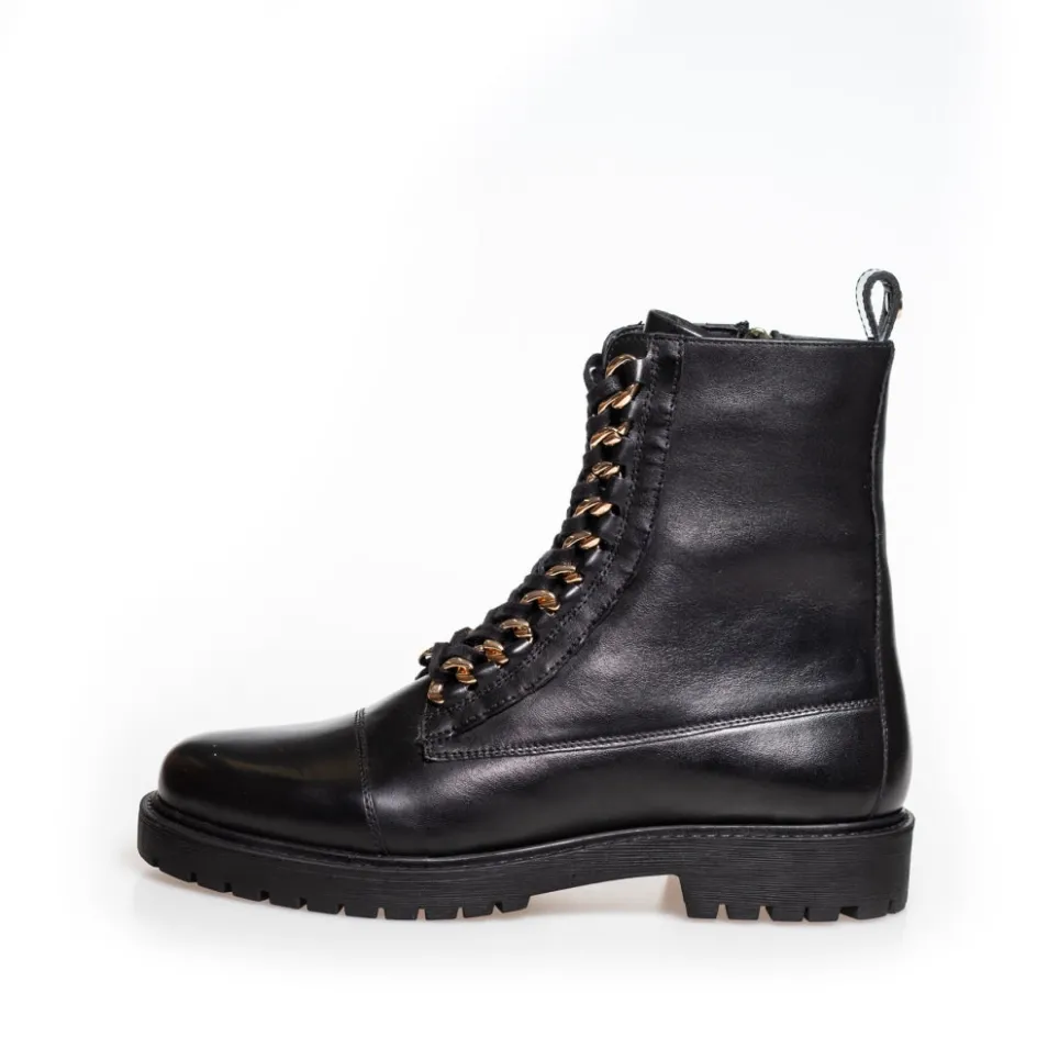 Copenhagen Shoes Ankelstøvler*ROCK 22 - Black Gold Rock22 boot black gold