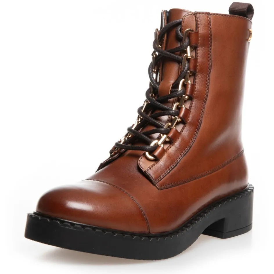 Copenhagen Shoes Ankelstøvler*ROCK AND SHINE - COGNAC Rockand shine boots cognac