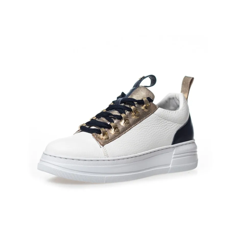 run__whitegold_3.webp Copenhagen Shoes Sneakers*RUN - WHITE/GOLD White gold