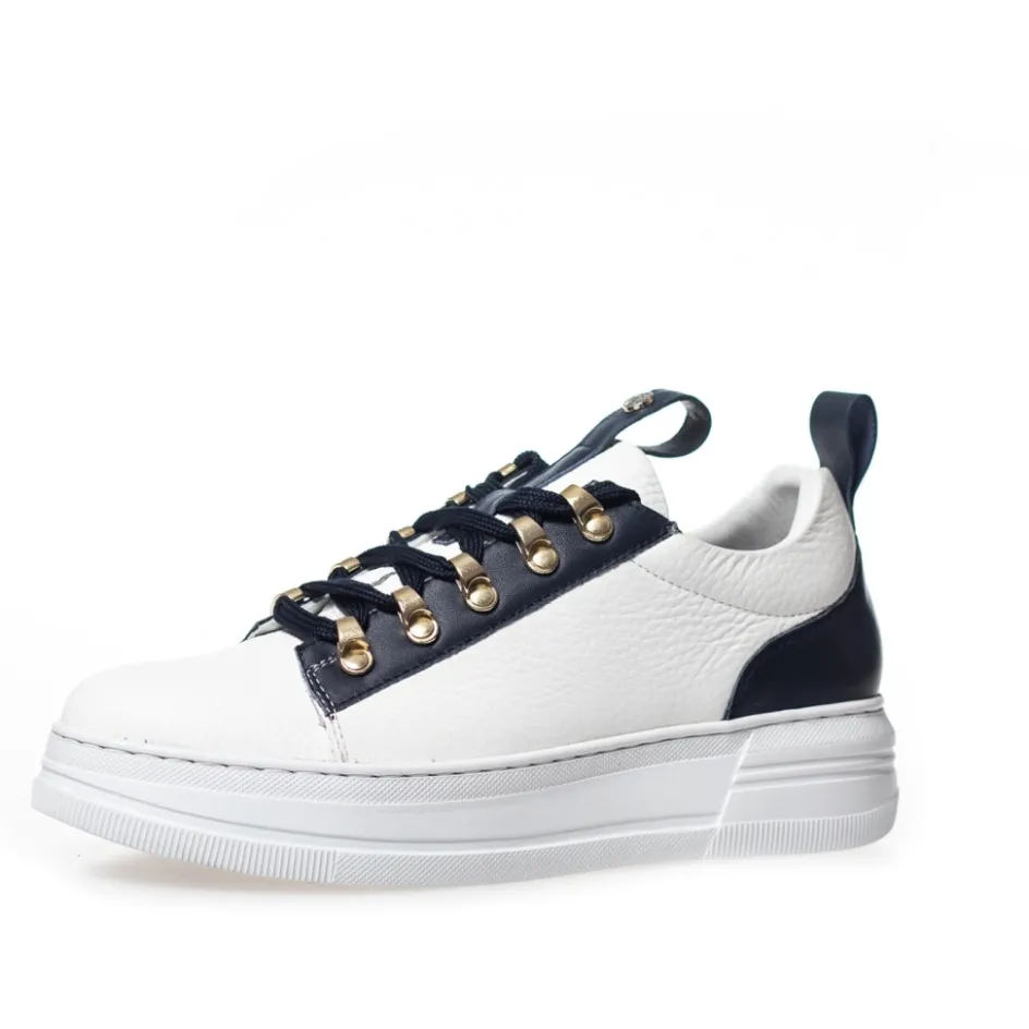 Copenhagen Shoes Sneakers*RUN - WHITE/NAVY White navy