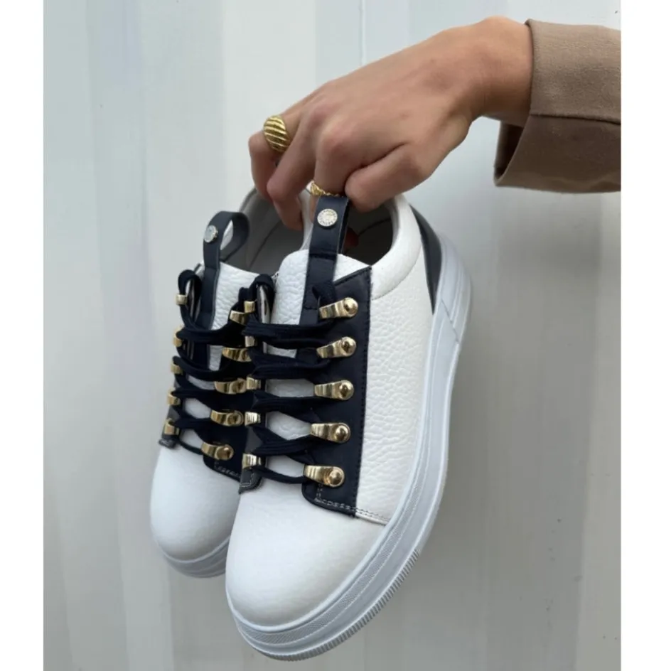 run__whitenavy_5.webp Copenhagen Shoes Sneakers*RUN - WHITE/NAVY White navy