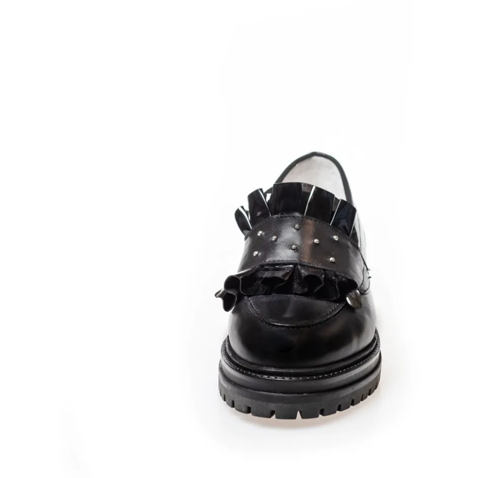 Copenhagen Shoes Loafers*SMILE AND FLY - BLACK Smileand fly loafer black