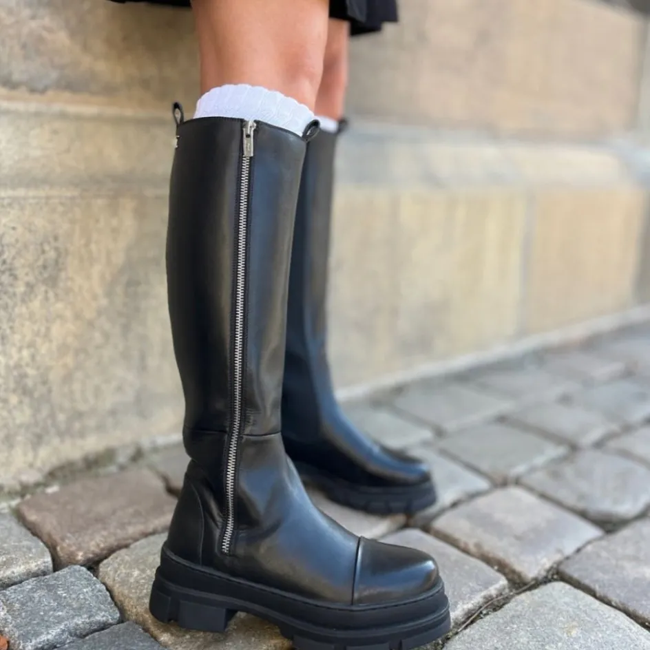 Copenhagen Shoes Lange Støvler*SOME WINTER DAYS - Black
