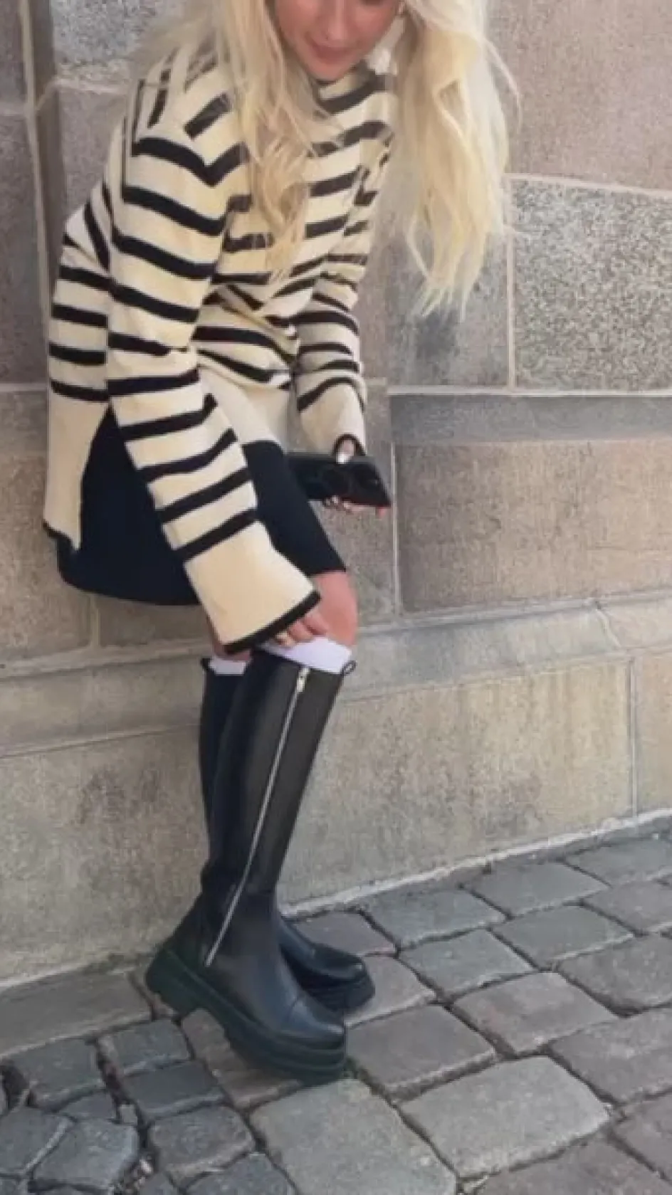 Copenhagen Shoes Lange Støvler*SOME WINTER DAYS - Black