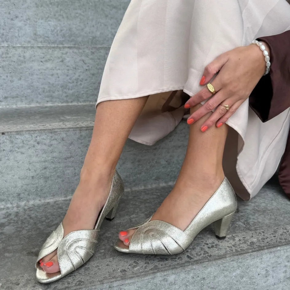 soul_girl_gold__gold_2.webp Copenhagen Shoes Stiletter | Sandaler Med Hæl*SOUL GIRL - Gold