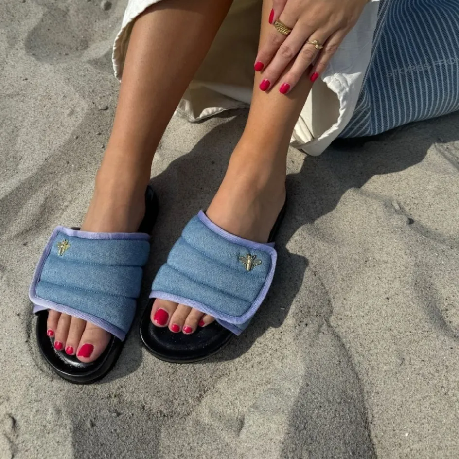 Copenhagen Shoes Flade Sandaler*STORIES - JEANS - Light blue