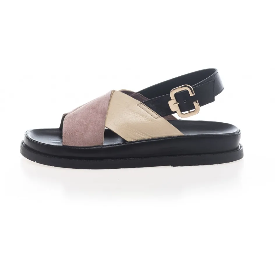 Copenhagen Shoes Flade Sandaler*STRONGER - BLACK Strongersandal black