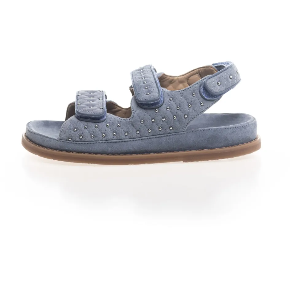 studs_on_suede__cloud_2.webp Copenhagen Shoes Flade Sandaler*STUDS ON SUEDE - CLOUD Studson suede sandal cloud