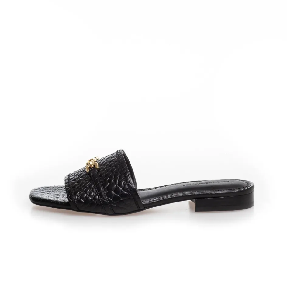 sunshine_girls_crc__black_3.webp Copenhagen Shoes Flade Sandaler*SUNSHINE GIRLS CRC. - Black