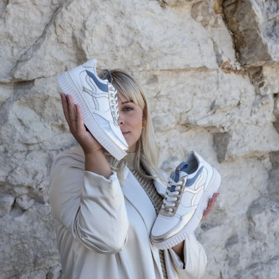 sunshine_lady__whitedenimgold_8.webp Copenhagen Shoes Sneakers*SUNSHINE LADY - WHITE/DENIM/GOLD White denim gold