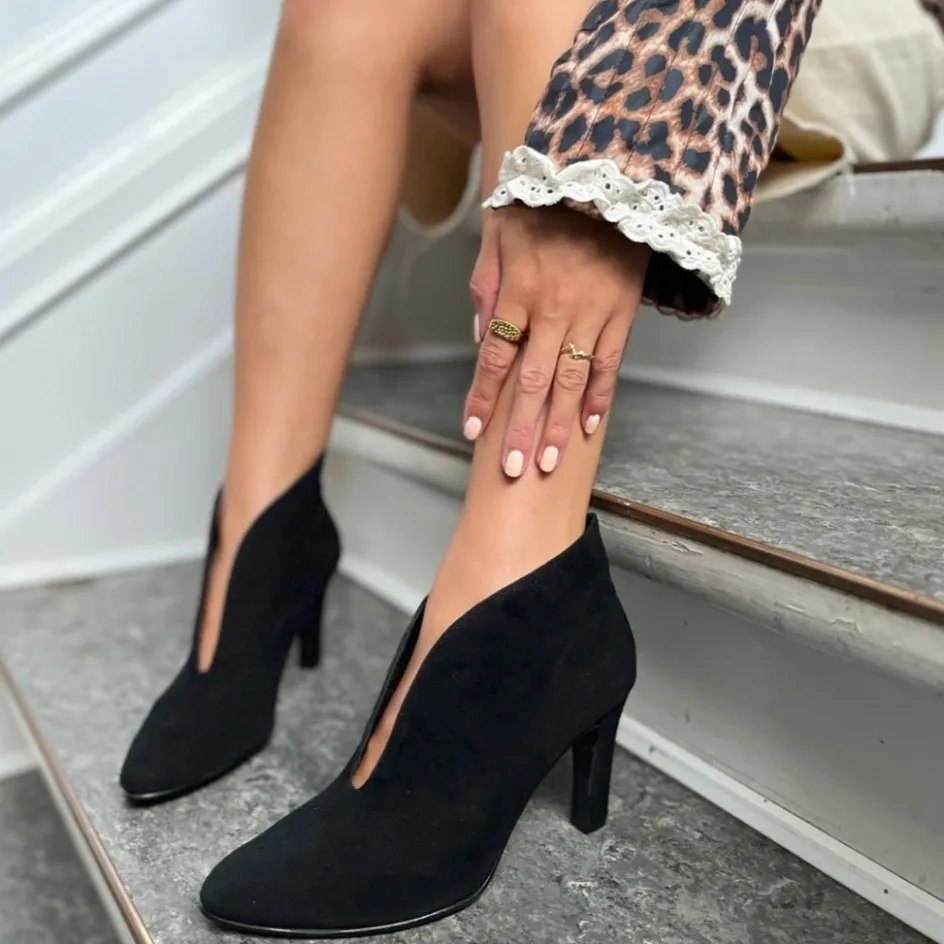 sus__black_6.webp Copenhagen Shoes Støvler Med Hæl | Ankelstøvler*SUS - Black Susheels black