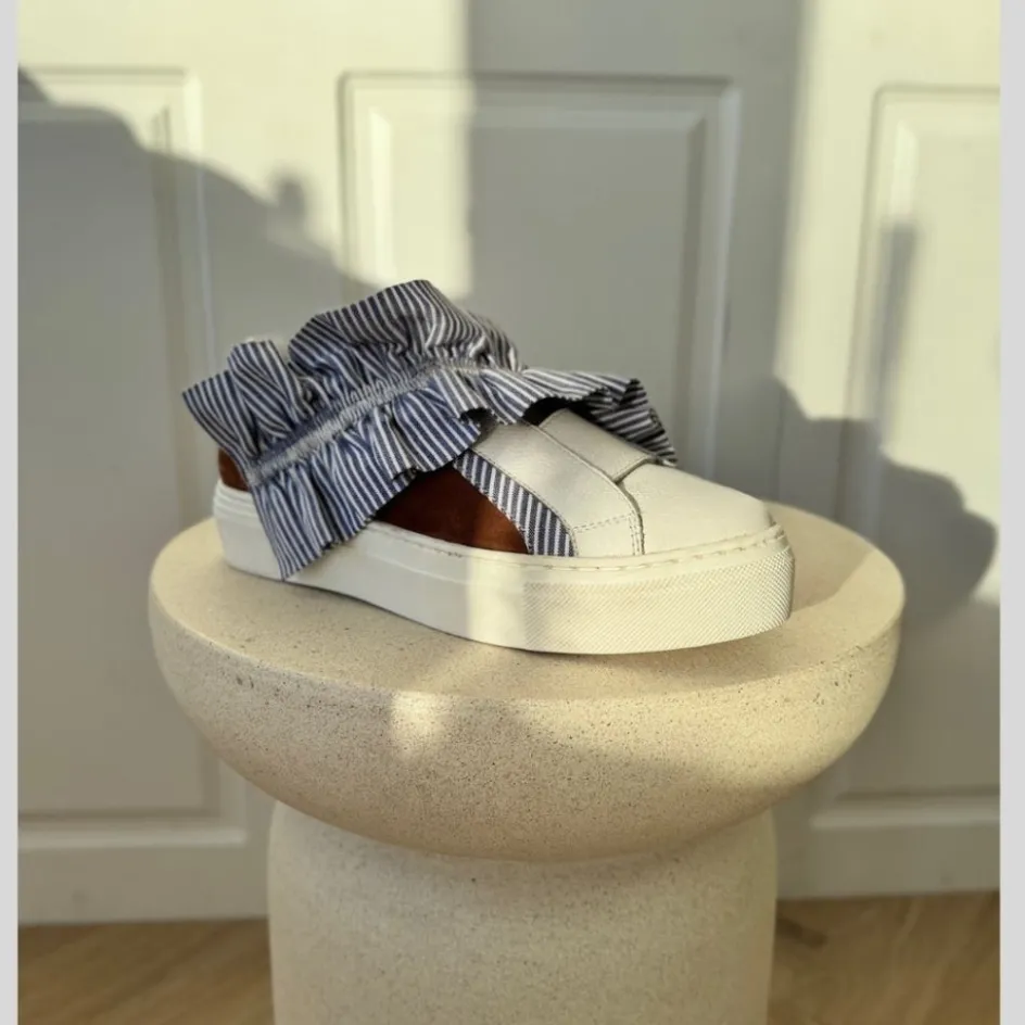 Copenhagen Shoes Sneakers*TAKE ME THERE - WHITE/COGNAC White cognac