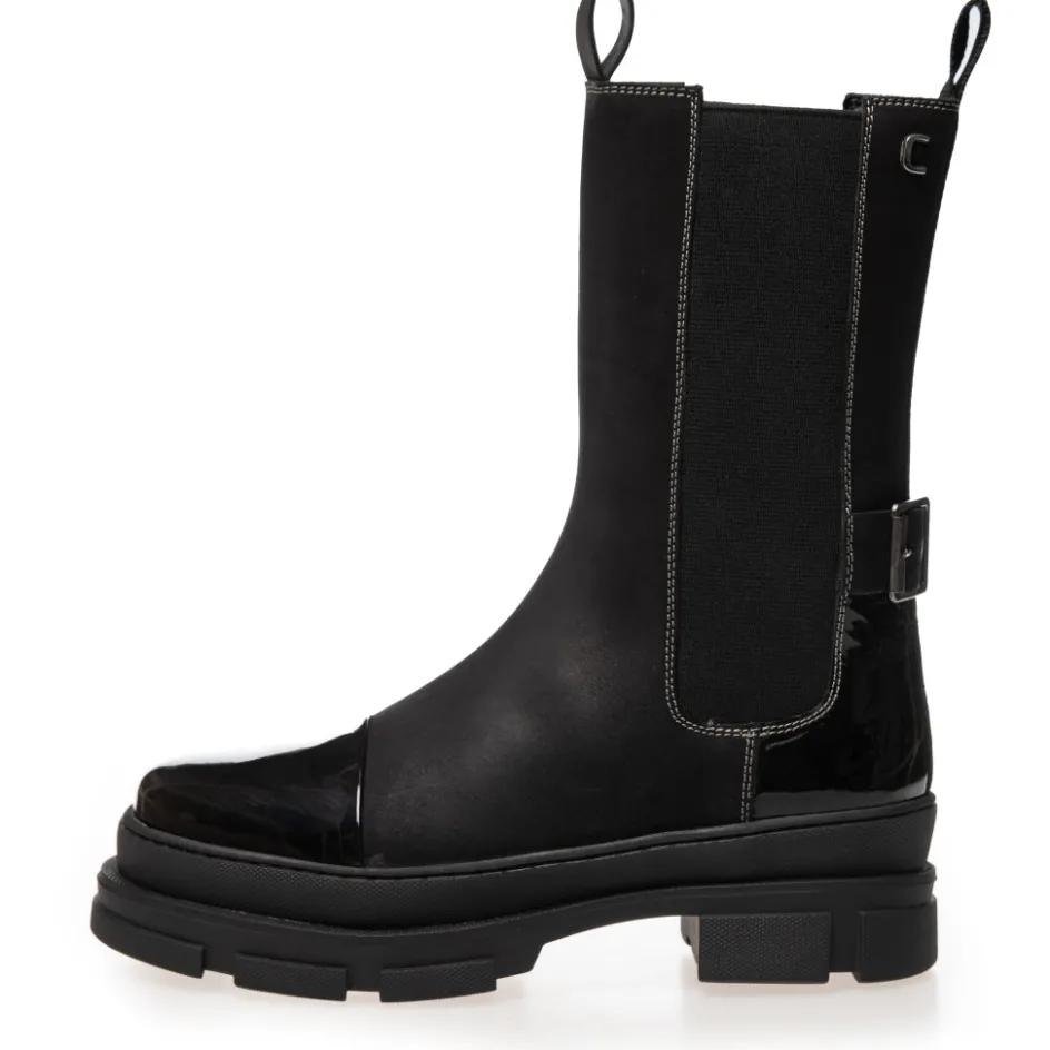Copenhagen Shoes Chelsea Boots | Ankelstøvler*THE BELIVE BOOT - Black Patent Thebelive boot boots black patent