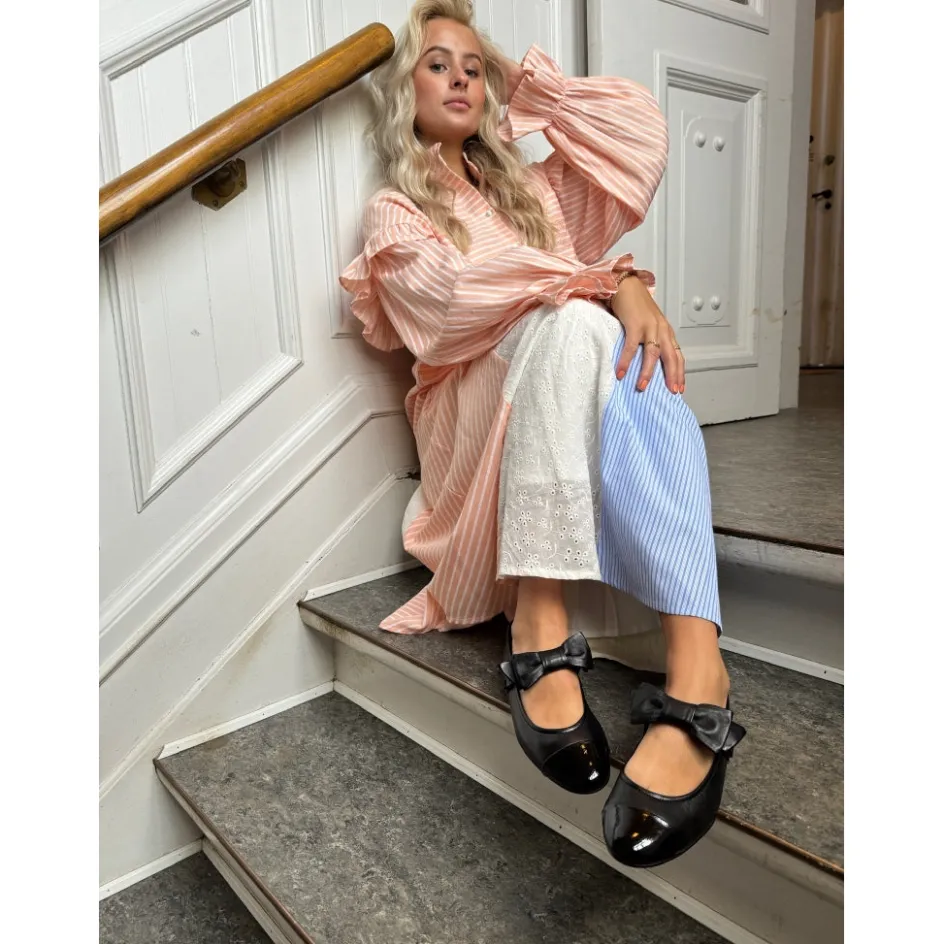 the_bow_ballerina__black_8.webp Copenhagen Shoes Ballerinasko*THE BOW BALLERINA - Black