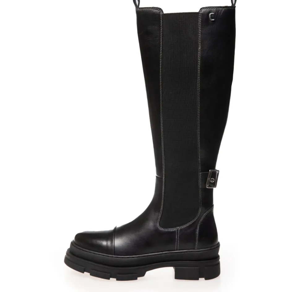 Copenhagen Shoes Lange Støvler*THE FOLLOW BOOT - Black