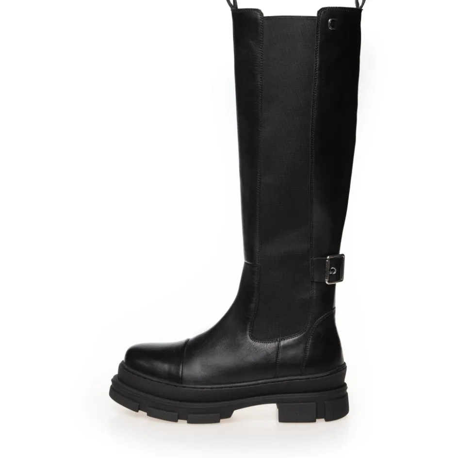 Copenhagen Shoes Lange Støvler*THE FOLLOW BOOT - Black