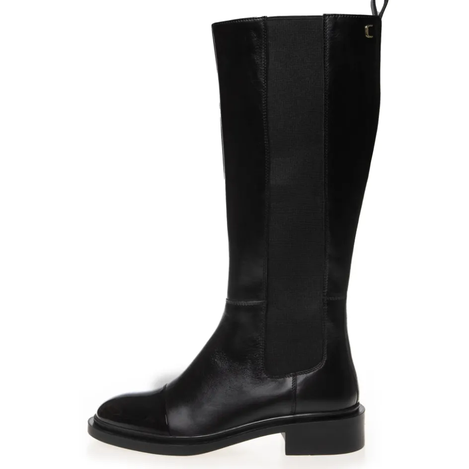 the_love_boot_patent__toe__black_6.webp Copenhagen Shoes Lange Støvler*THE LOVE BOOT PATENT / TOE - Black