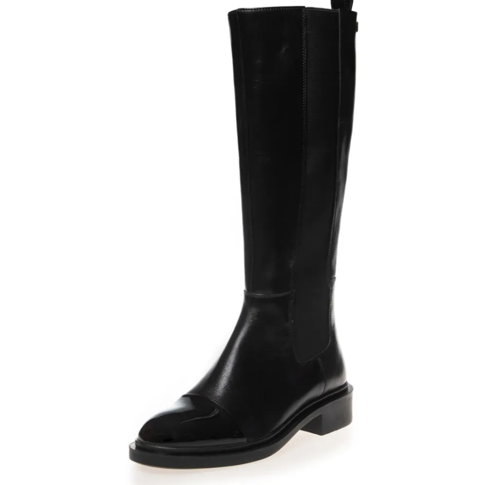 the_love_boot_patent__toe__black_7.webp Copenhagen Shoes Lange Støvler*THE LOVE BOOT PATENT / TOE - Black