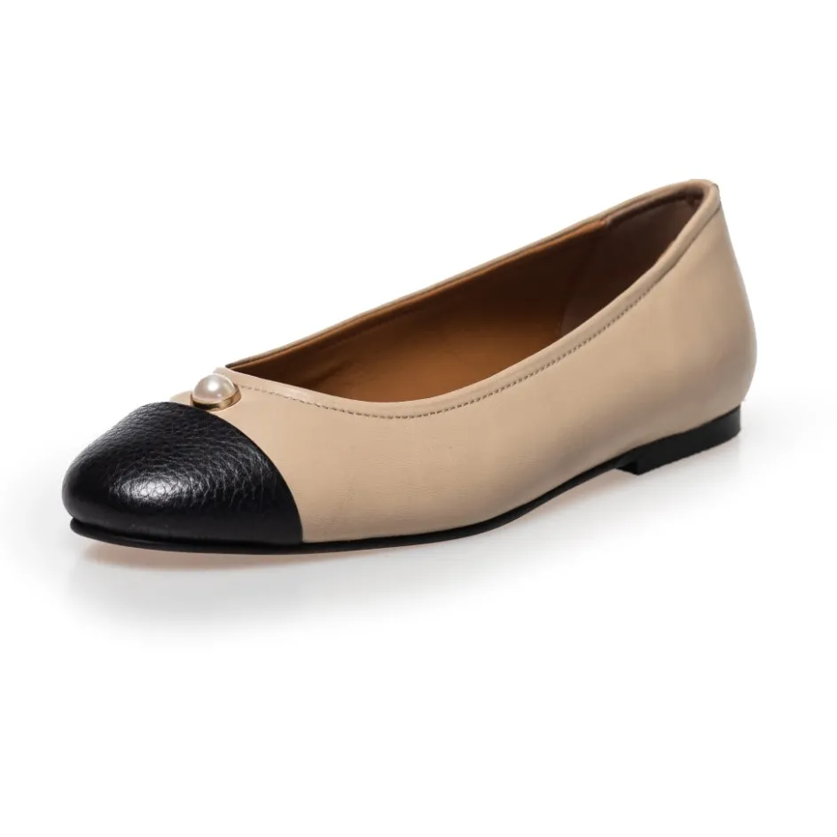 the_pearl_ballerina__black__nude_9.webp Copenhagen Shoes Ballerinasko*THE PEARL BALLERINA - BLACK / NUDE Black nude