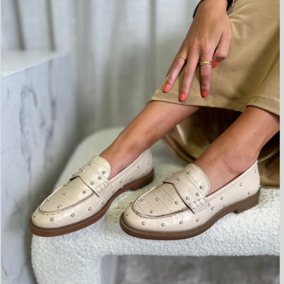 Copenhagen Shoes Loafers*THE PEARL SHOE BEIGE - GREY MORN (BEIGE) Grey morn beige