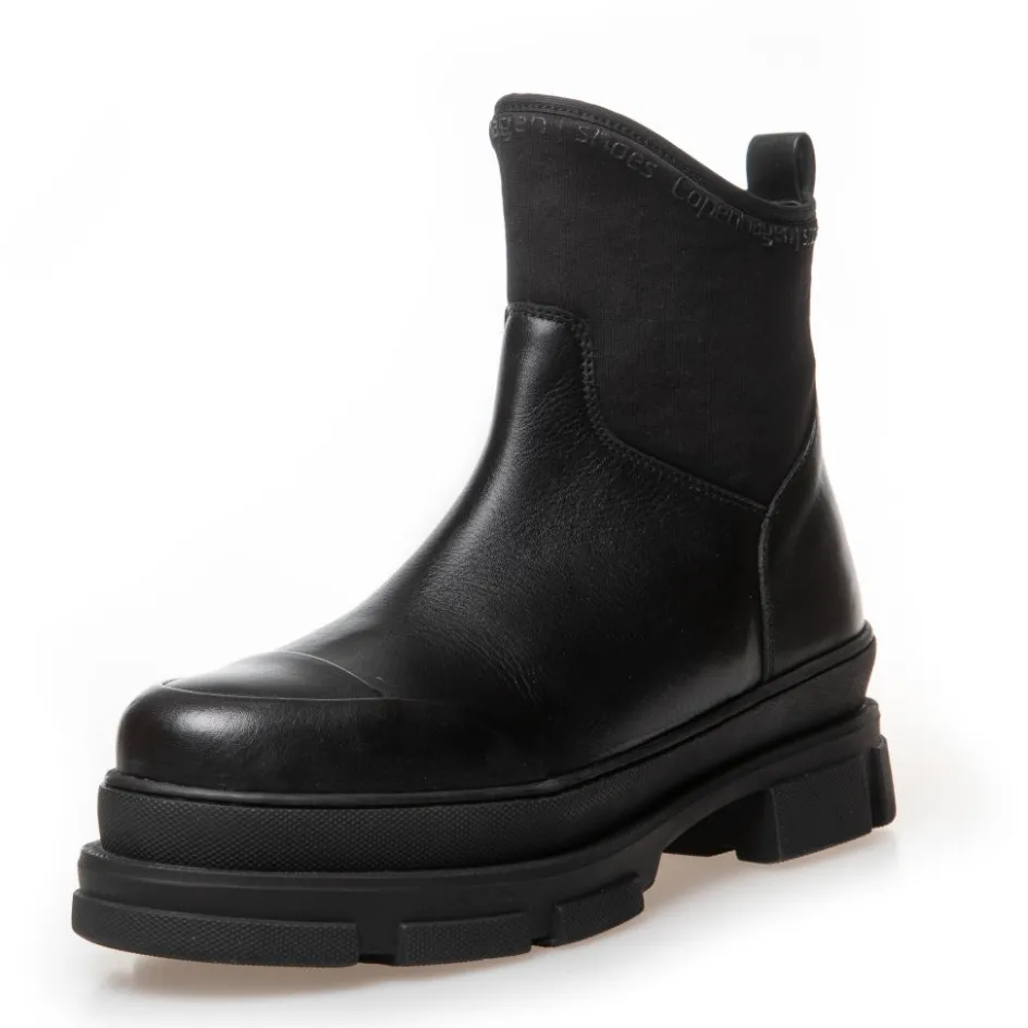 Copenhagen Shoes Ankelstøvler*THE WINTER BOOT BLACK - BLACK Thewinter boot black stoevler black