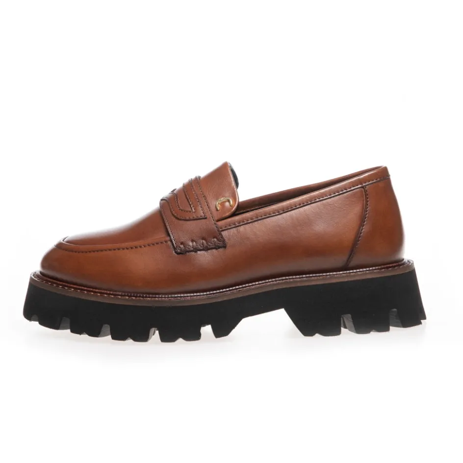 Copenhagen Shoes Loafers*WALK FOR ME - Cognac