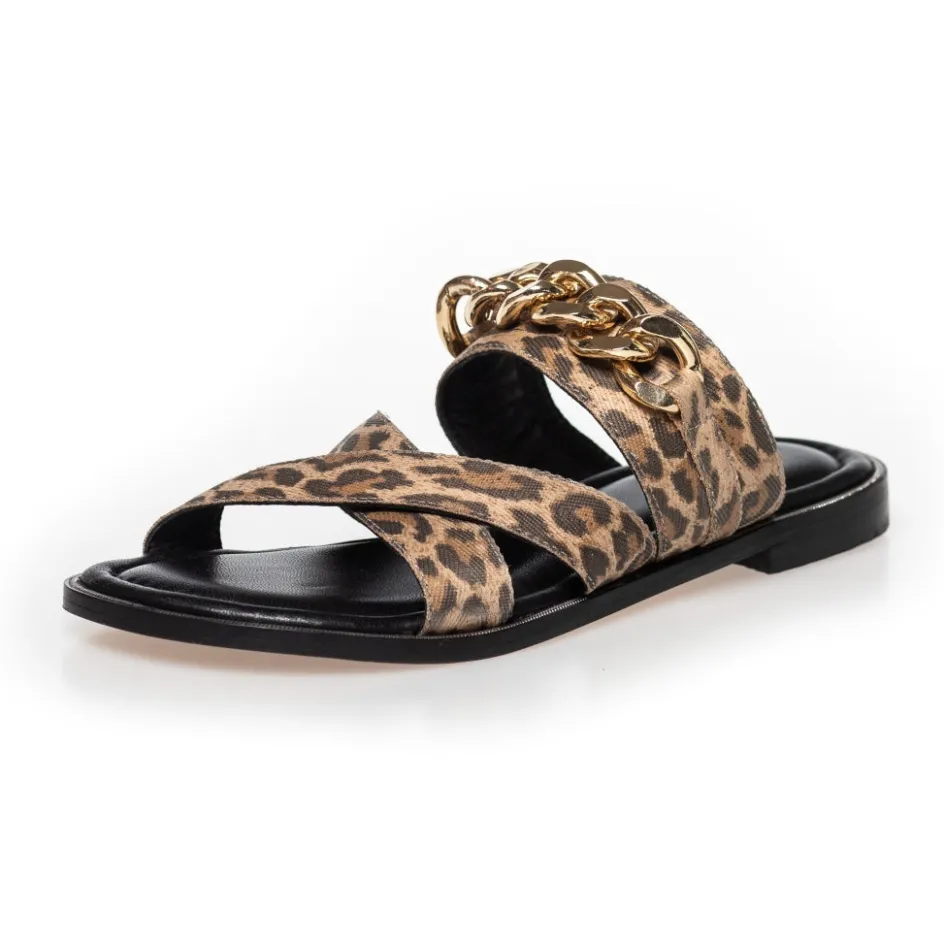 when_i_fly__lep__leopard_3.webp Copenhagen Shoes Flade Sandaler*WHEN I FLY - LEP. - Leopard