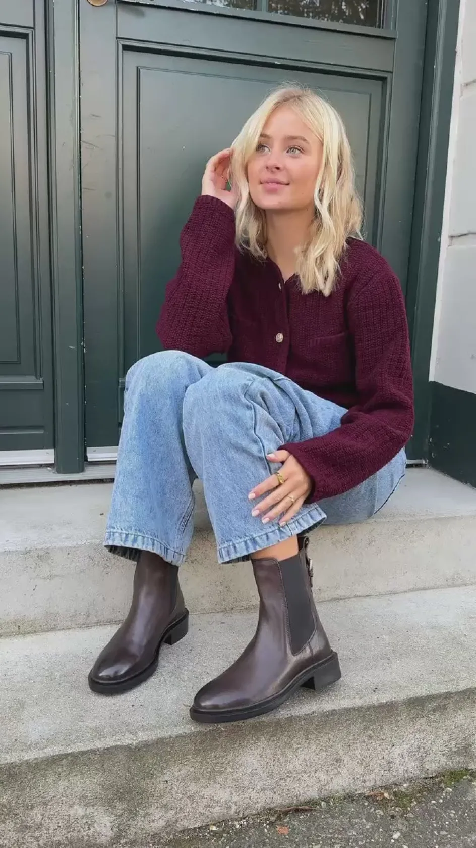 when_we_feel_it__dk_brown_4.webp Copenhagen Shoes Chelsea Boots | Ankelstøvler*WHEN WE FEEL IT - DK BROWN Whenwe feel it stoevler dk brown