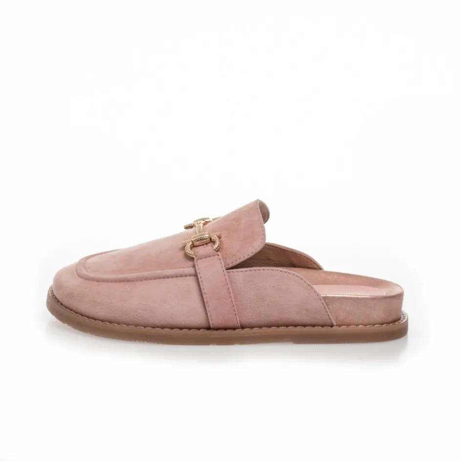 Copenhagen Shoes Mules · Slip Ins*WHO I AM - SUEDE - PAPAYA Whoi am suede pre delivery 25 5 loafer papaya