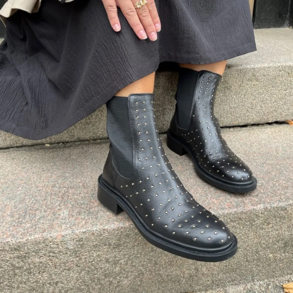 Copenhagen Shoes Ankelstøvler*WOMEN SUPPORT WOMEN - BLACK Womensupport women stoevler black